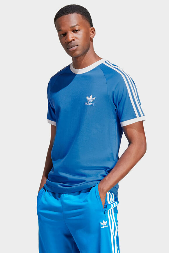 T-shirt Adicolor Classics 3-Stripes - Blue Bird