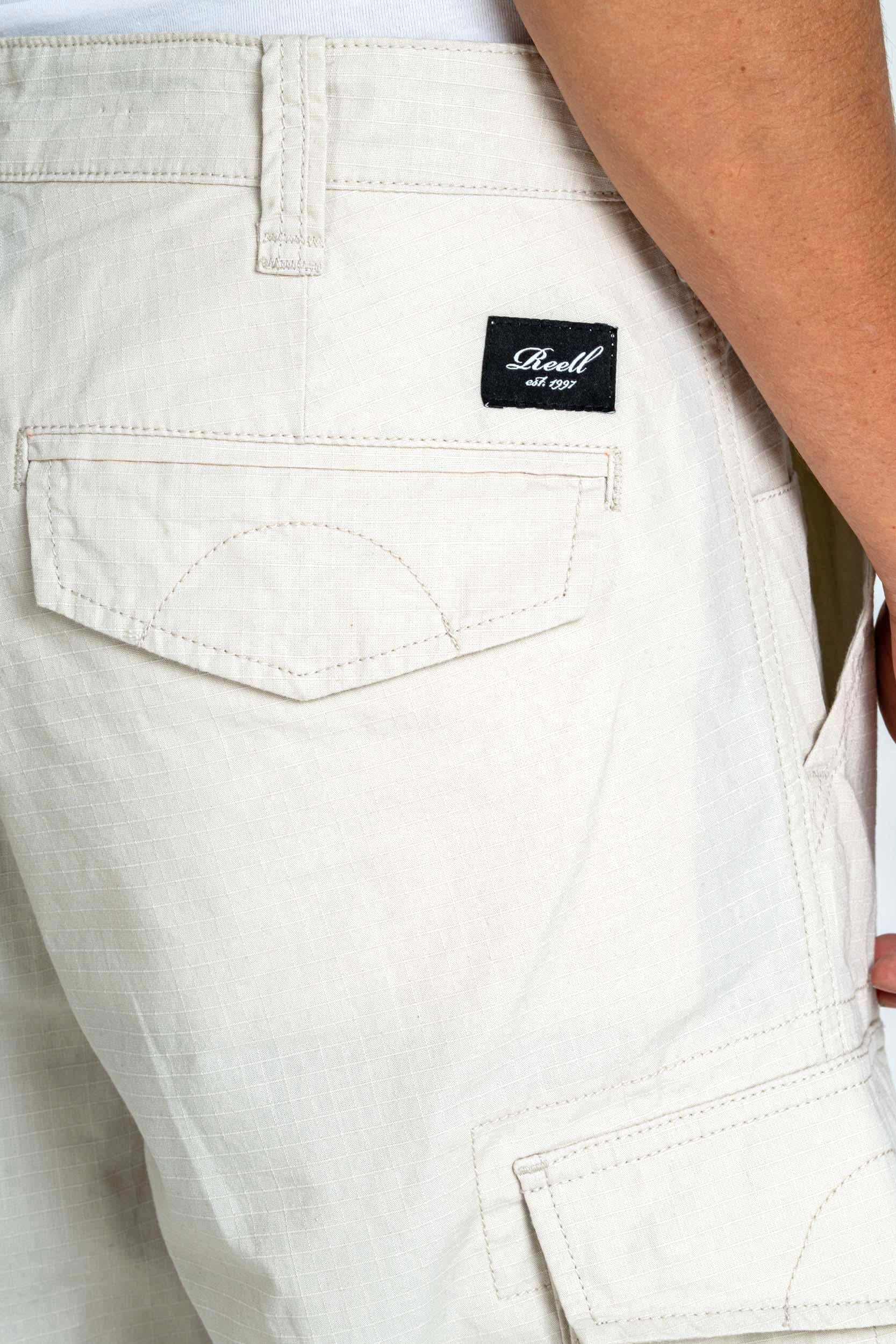 Short cargo shorts - Flat White