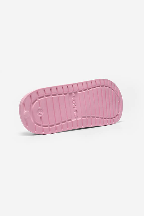 Pantoletten - Silver + Pink