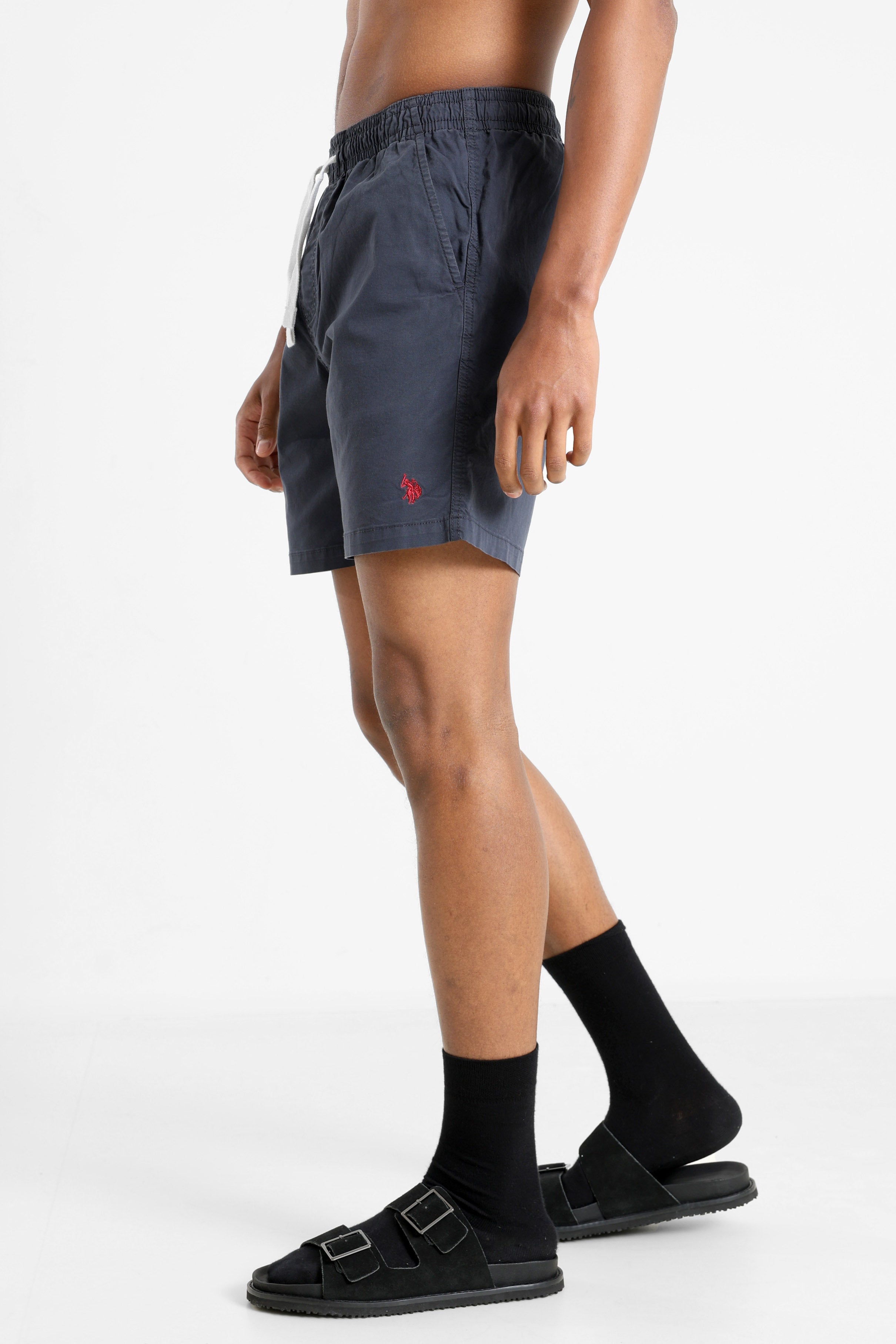 Lore corto in tessuto - Navy