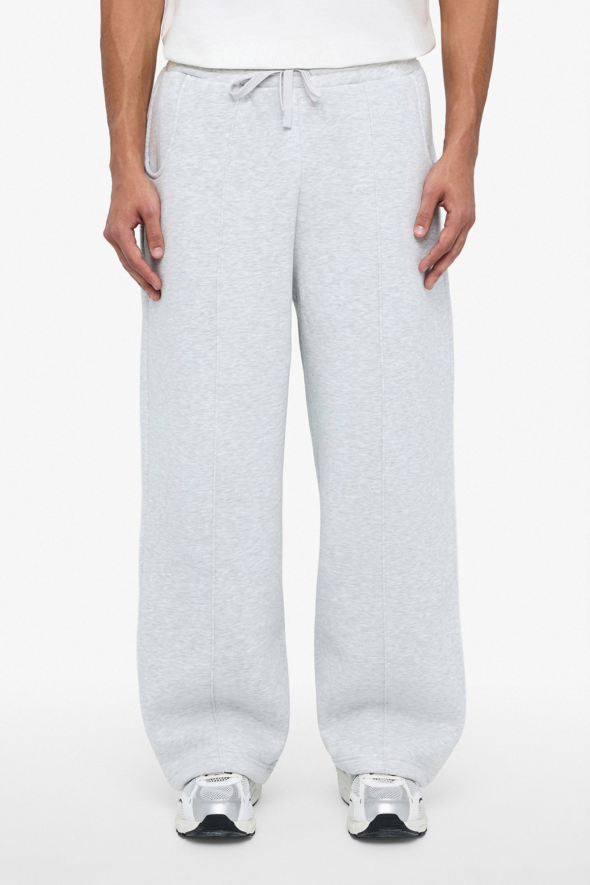 Puff Coeur Sweathose - Light Grey Heather