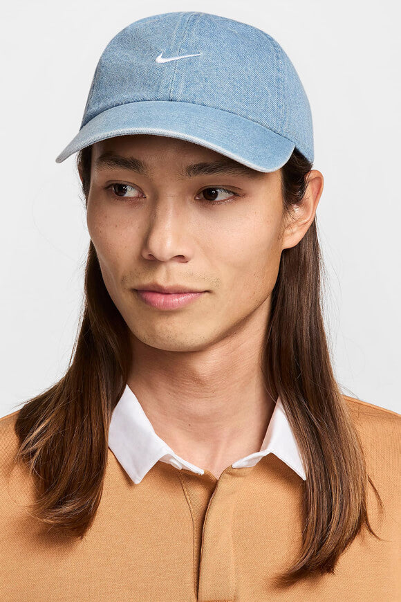 Cappellino strapback in denim - Aegean Storm
