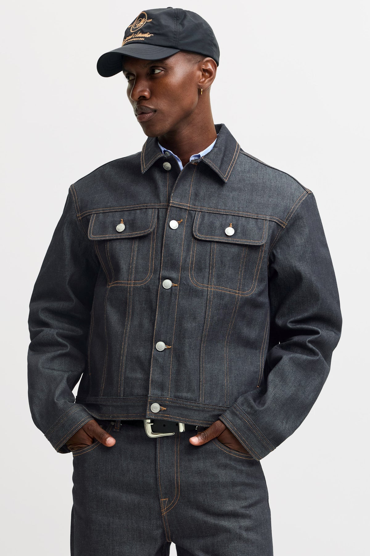 JJIRANGER Jeansjacke - Blue Denim