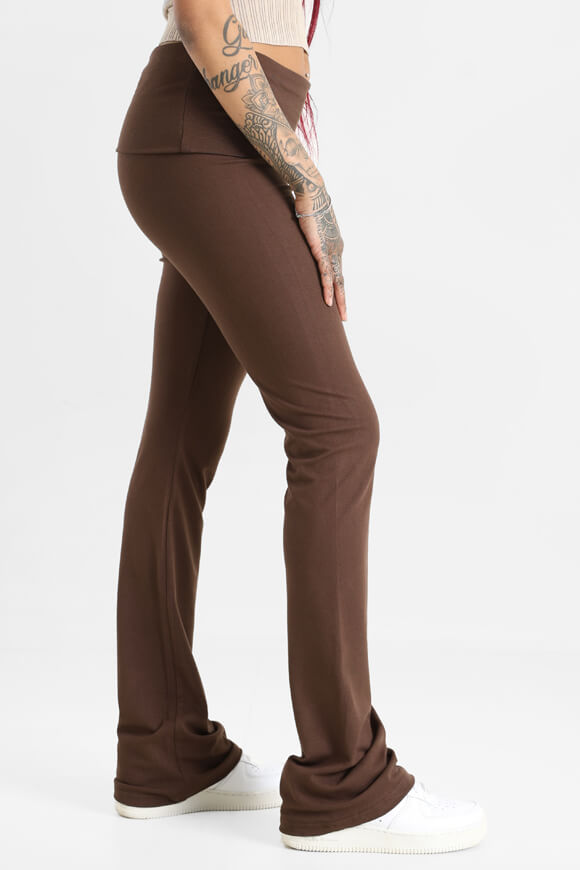 Leggings svasati - marrone scuro
