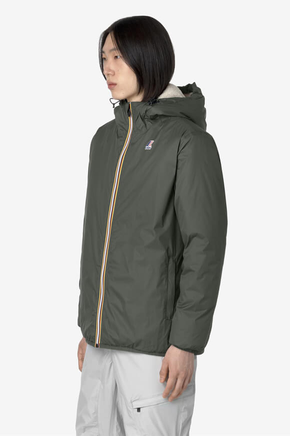 Le Vrai 4.0 Claude Orsetto lined jacket - Green Blackish