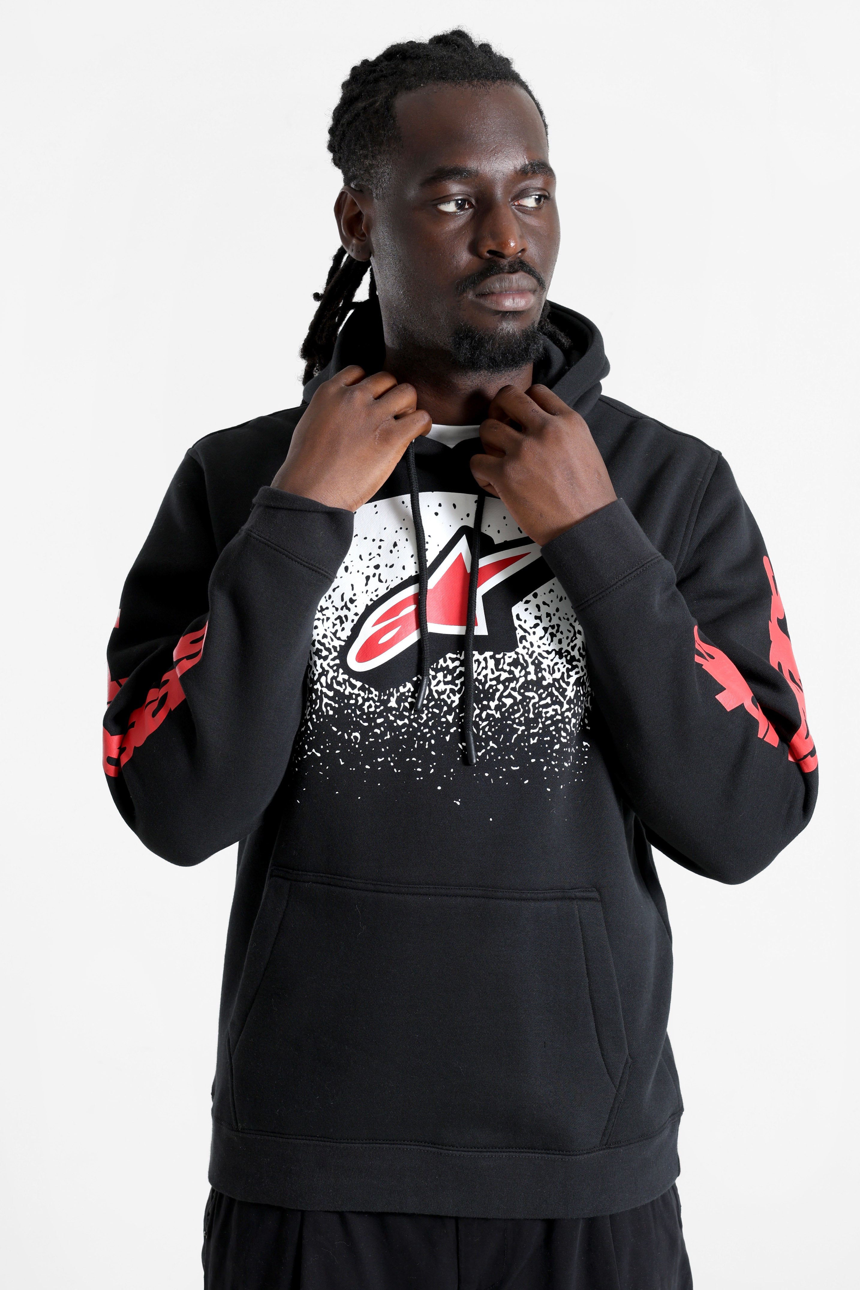 Kapuzensweatshirt - Black