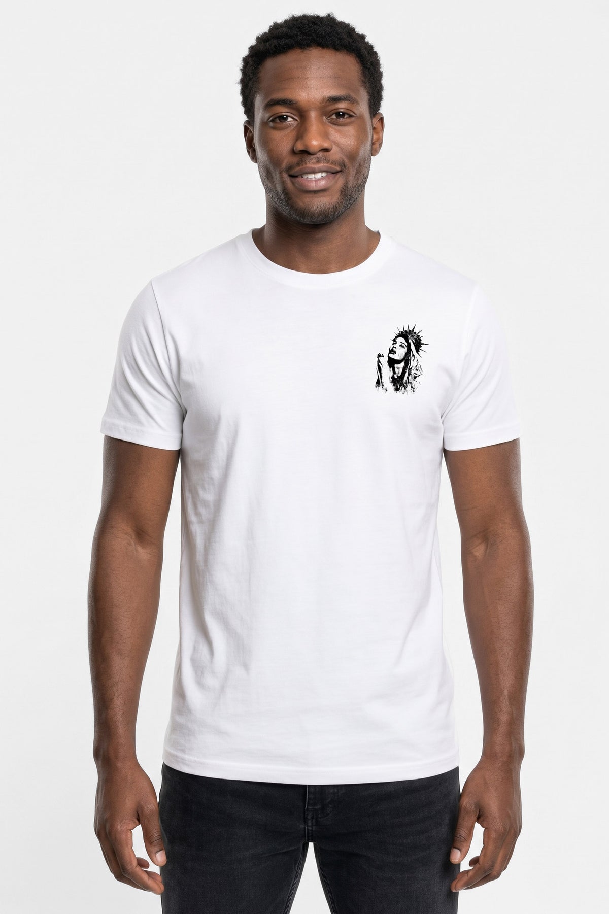 Faith in Mary T-Shirt - White