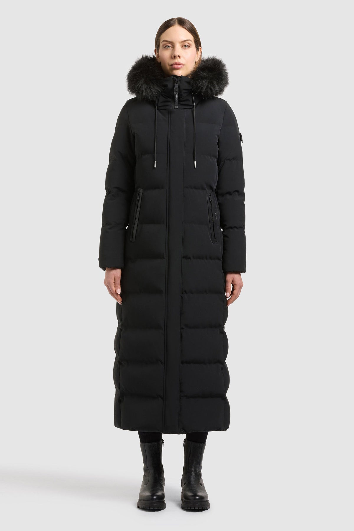 Pheadra manteau matelassé - Black