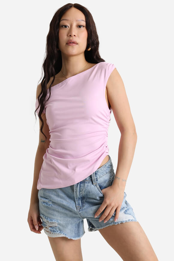 Top monospalla - Rosa