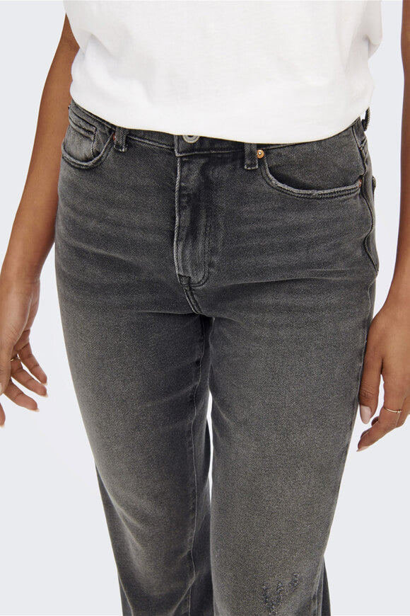 Emily Ankle Straight Fit Jeans L32 - Dark Grey Denim