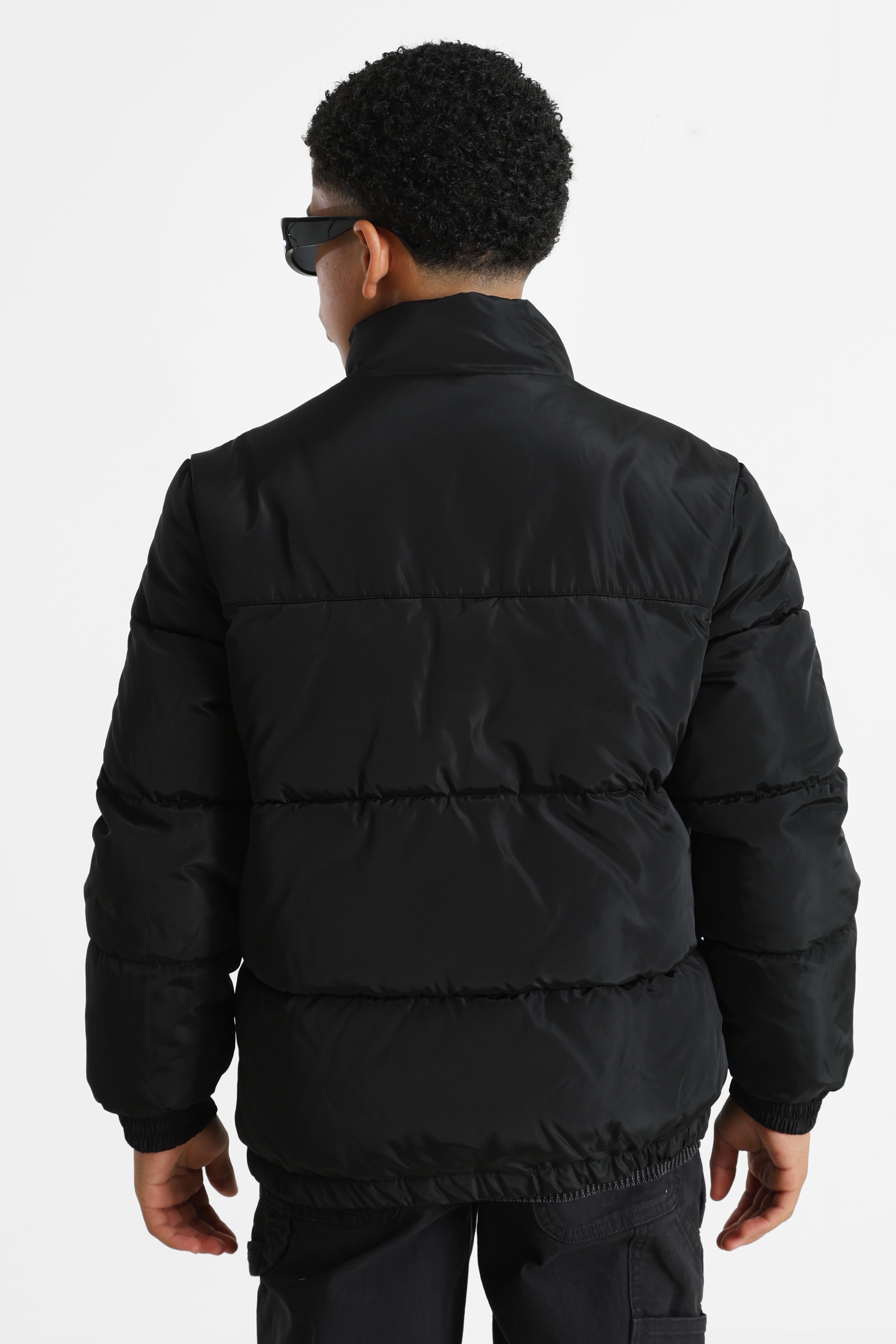 Retro Pufferjacke - Black