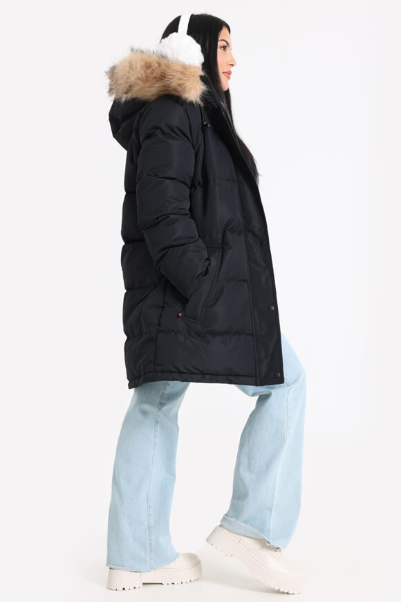 Goshawa Puffer Parka - Jet Black