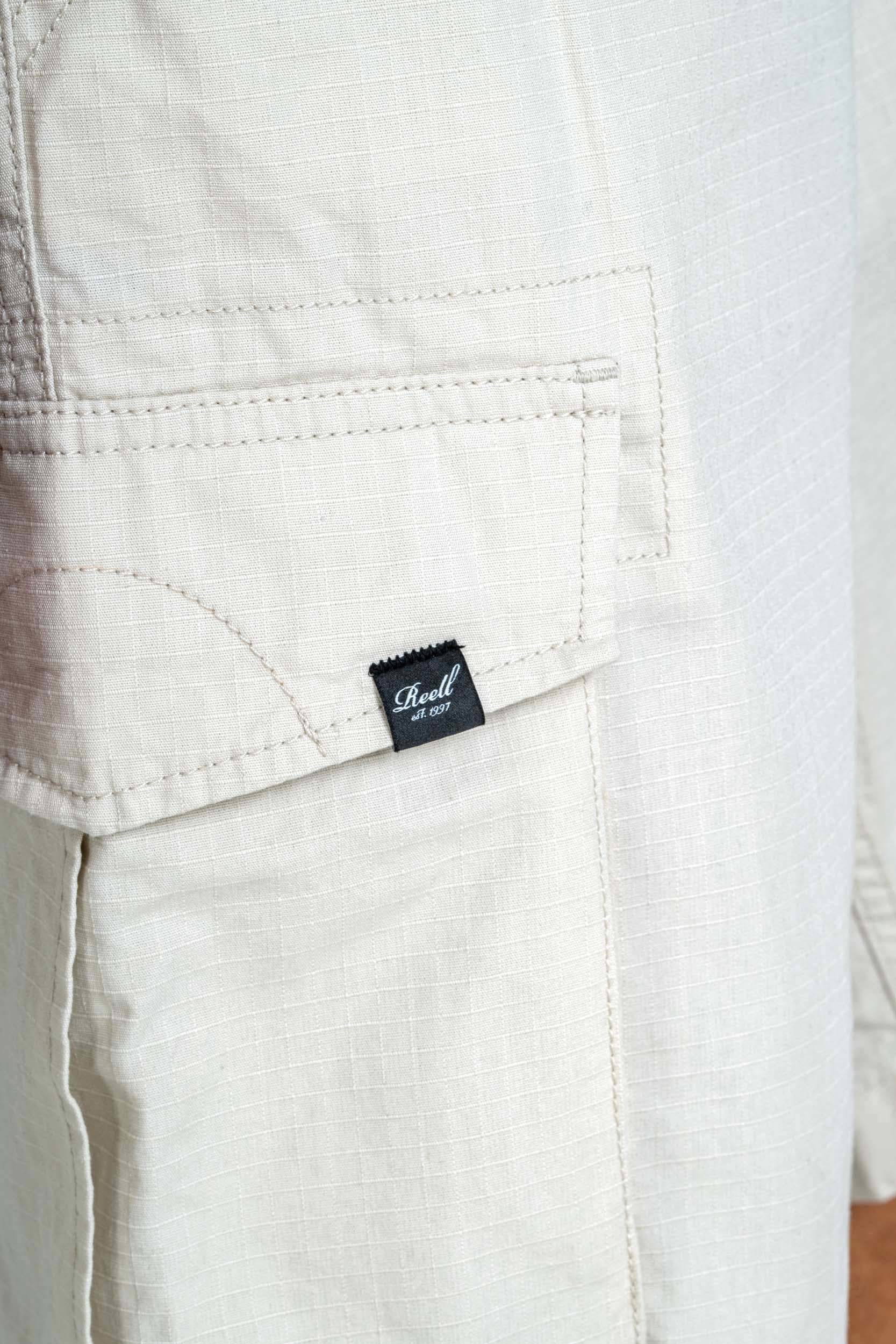 Short cargo shorts - Flat White