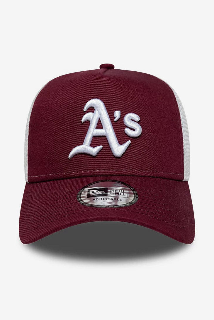 Cappellino trucker / snapback - Bordeaux + White