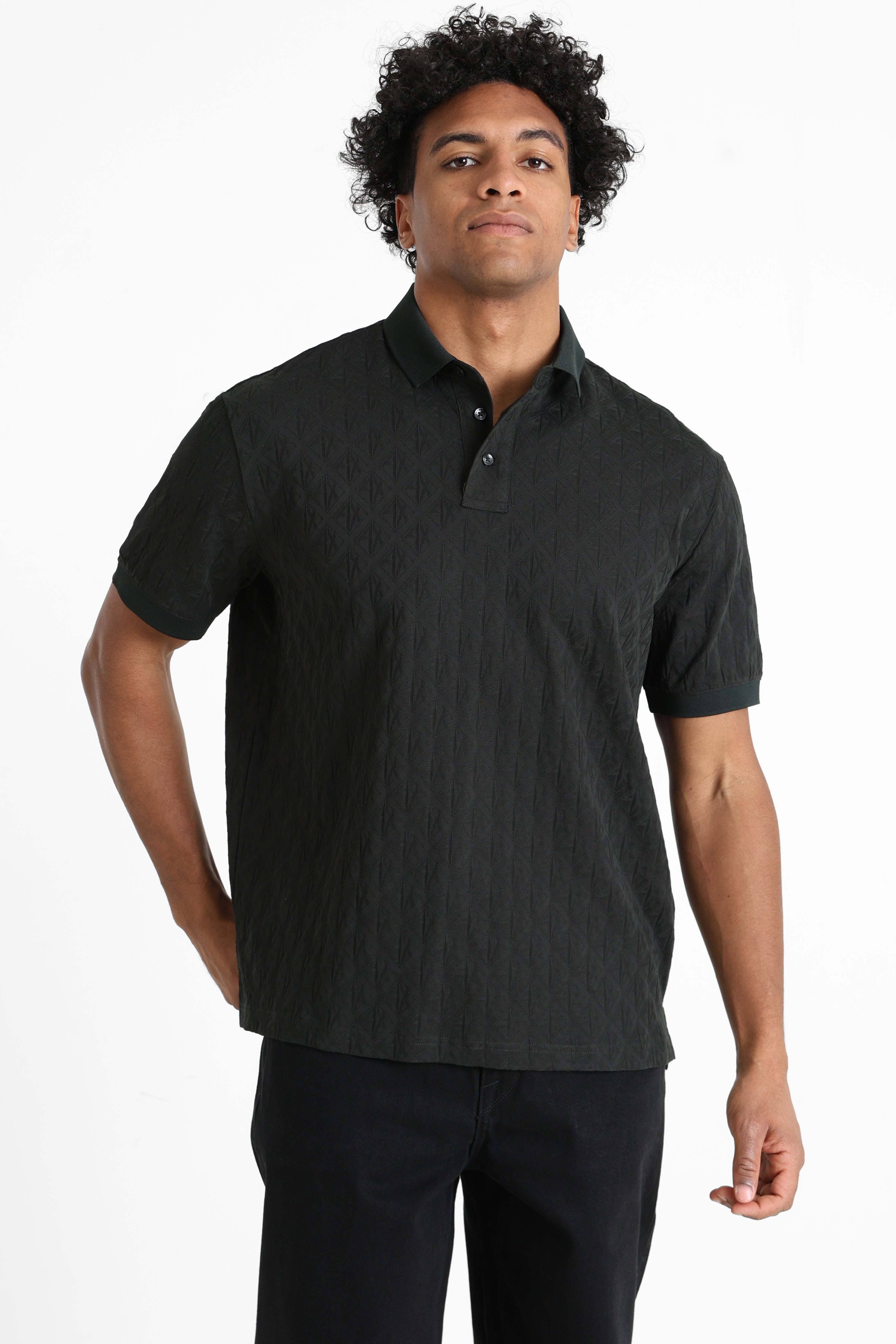 Strukturiertes Poloshirt - Jet Set