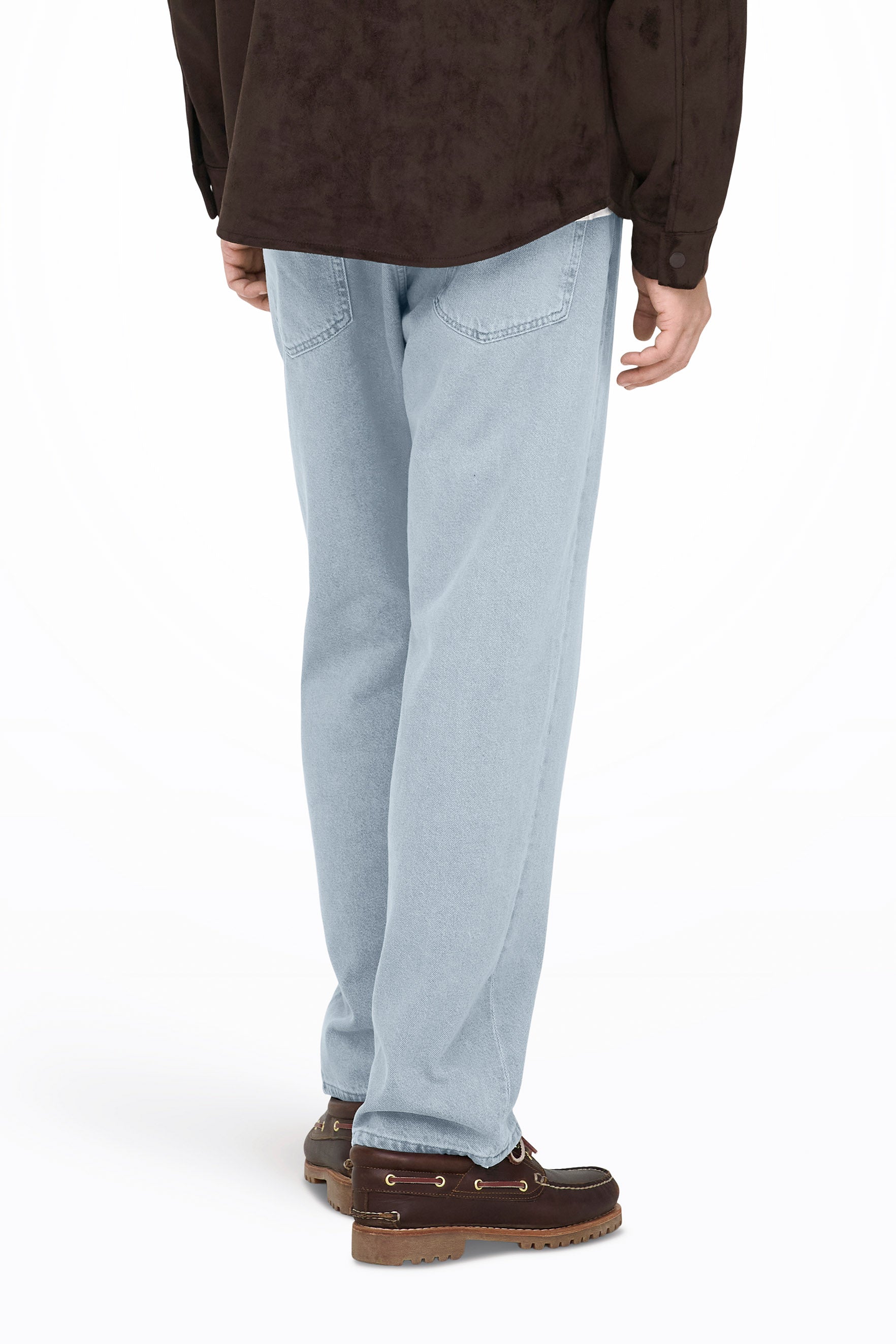 Edge Straight Loose Fit Jeans L32 - Light blue bleached Denim