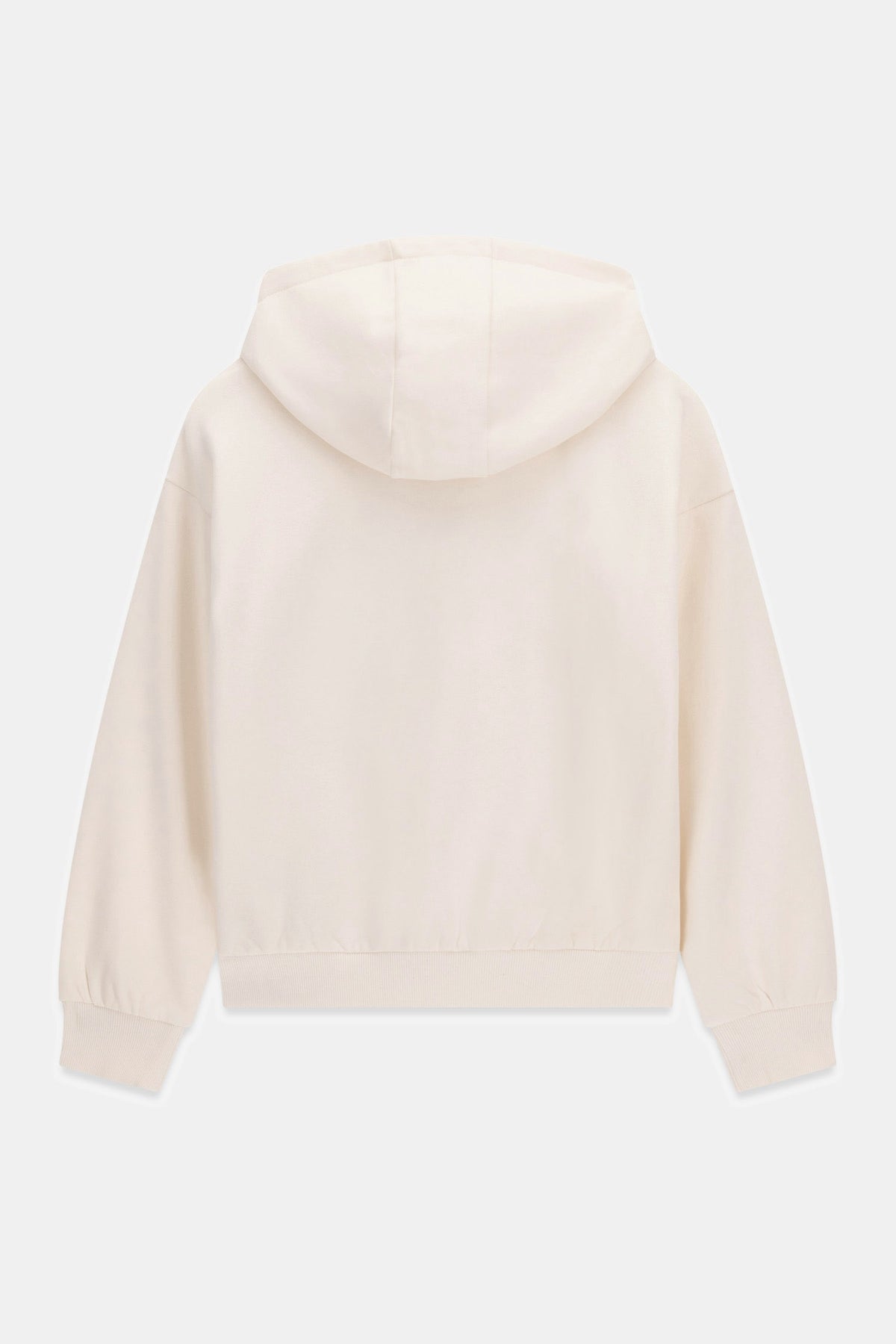 Felpa con cappuccio - Cream White