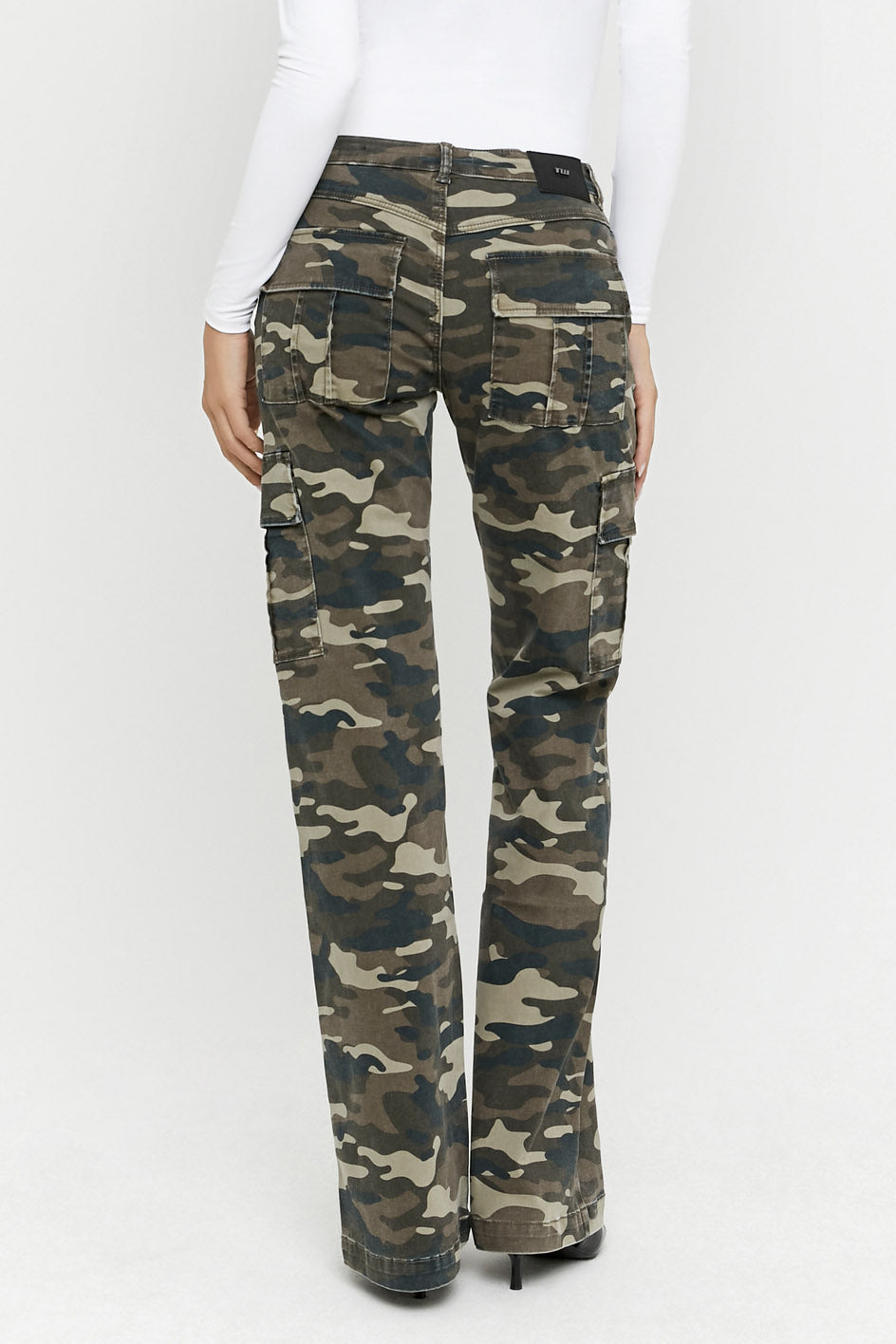 Pantaloni bootcut - Camouflage