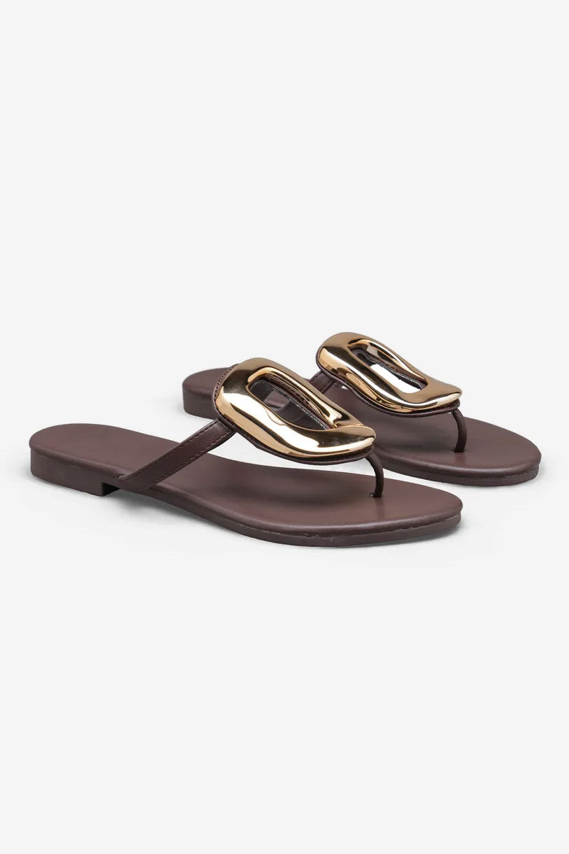 Flip Flops - Dark Brown