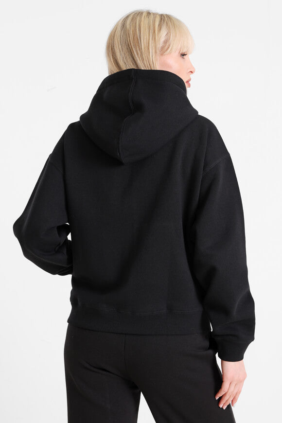 Kapuzensweatjacke - Schwarz