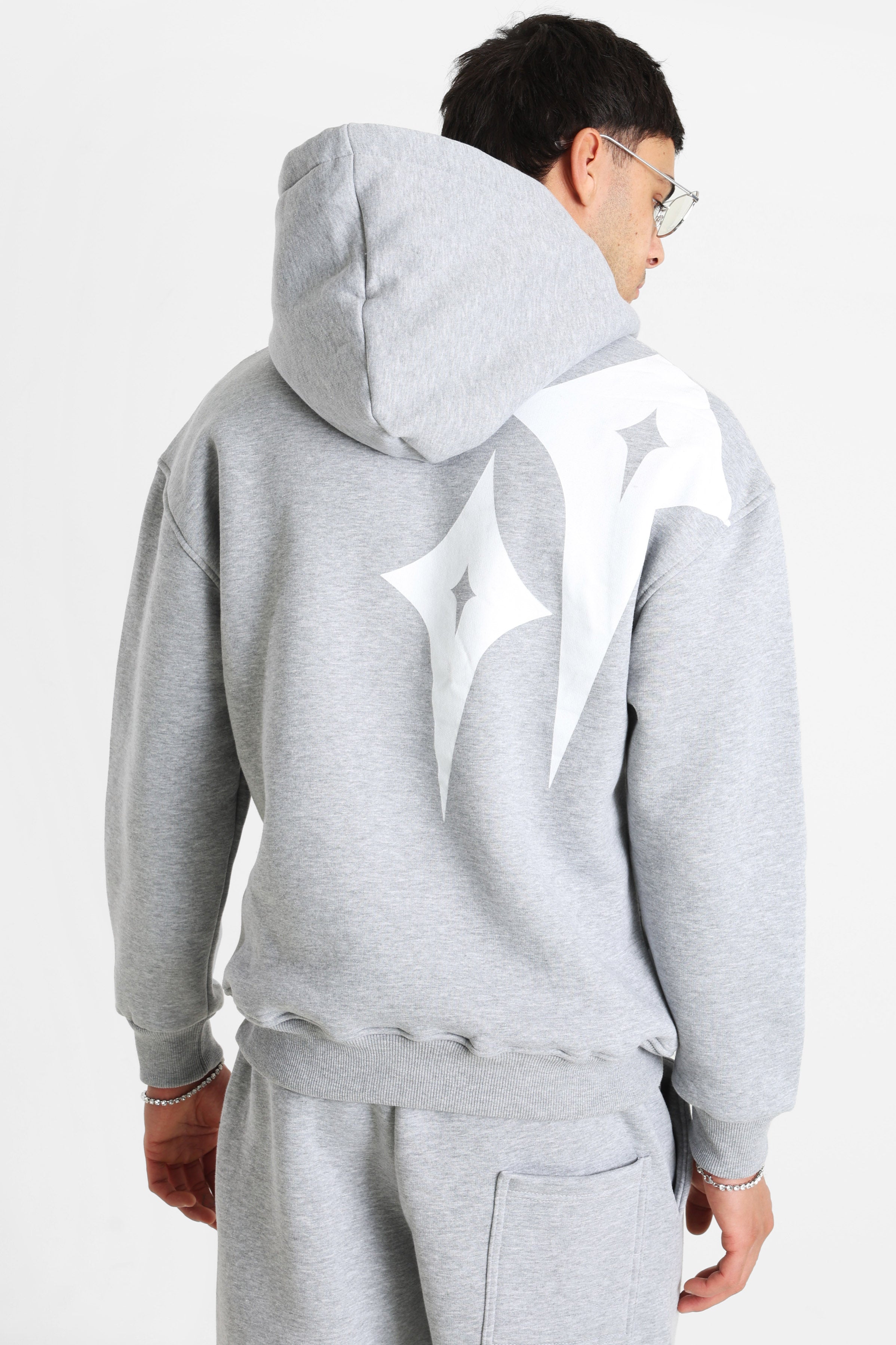 Kapuzensweatshirt - Grey