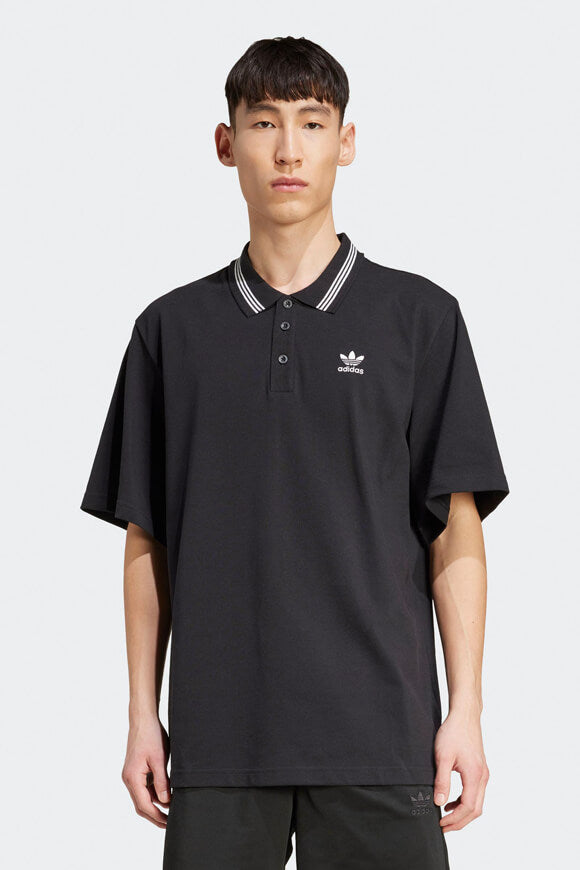 Polo surdimensionné - Black + White