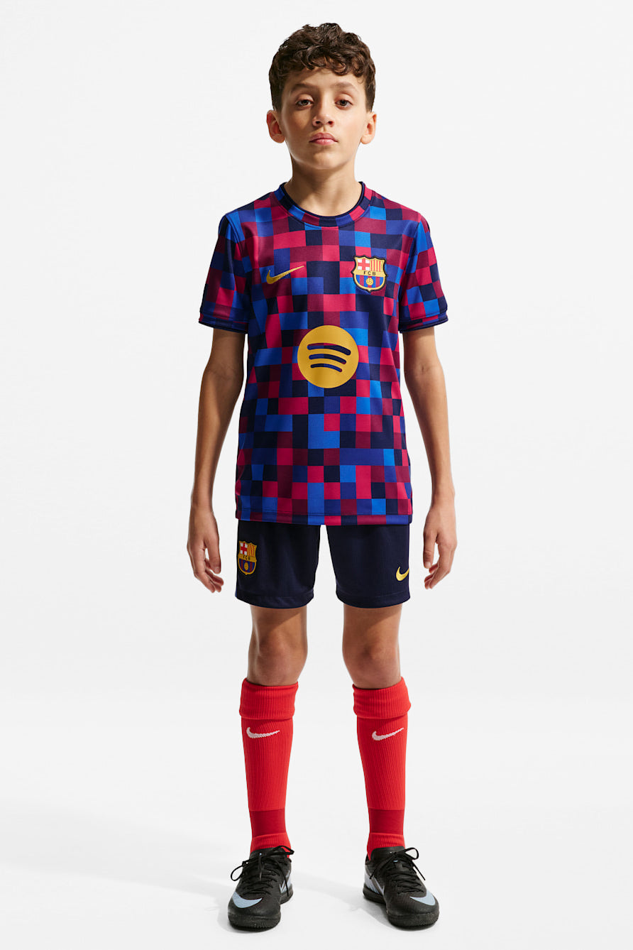 FC Barcelona t-shirt - Noble Red + Blackened Blue