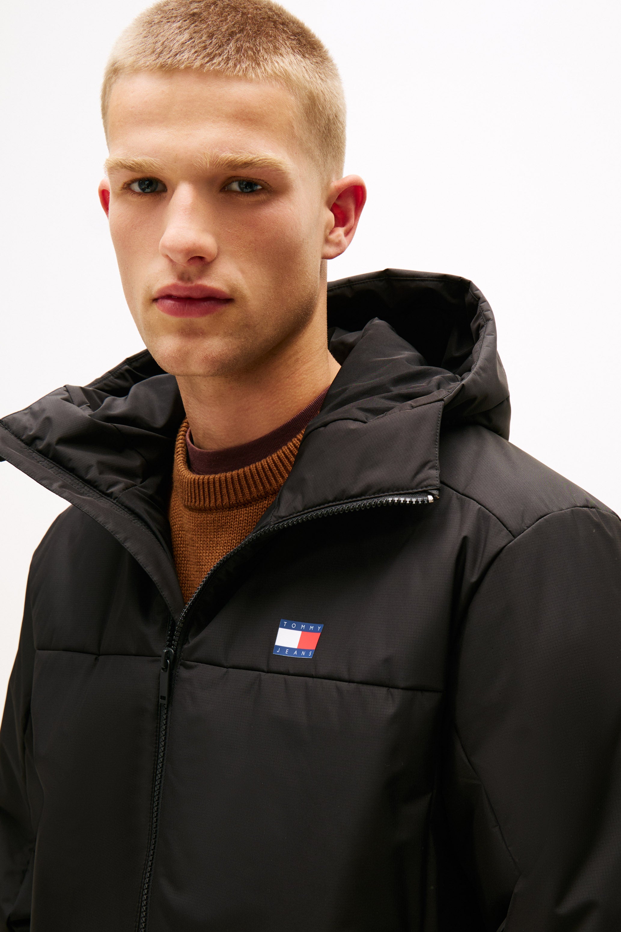 Gesteppte Jacke - Black