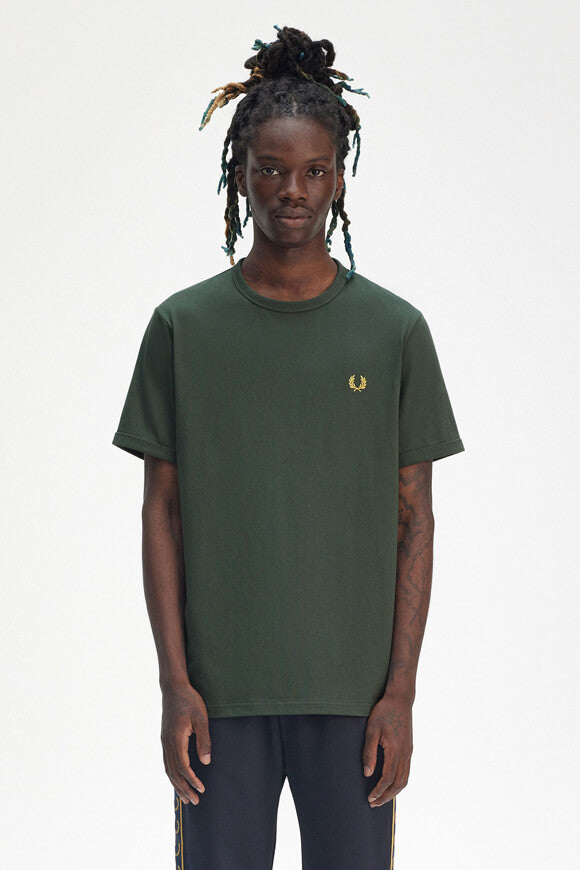 Ringer T-Shirt - Court Green