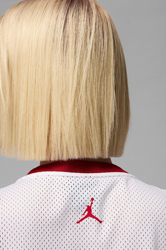 Oversize mesh top - White