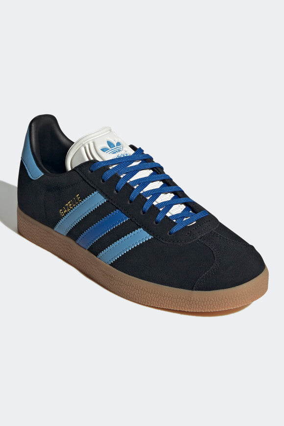 Gazelle Sneaker - Black + Blue