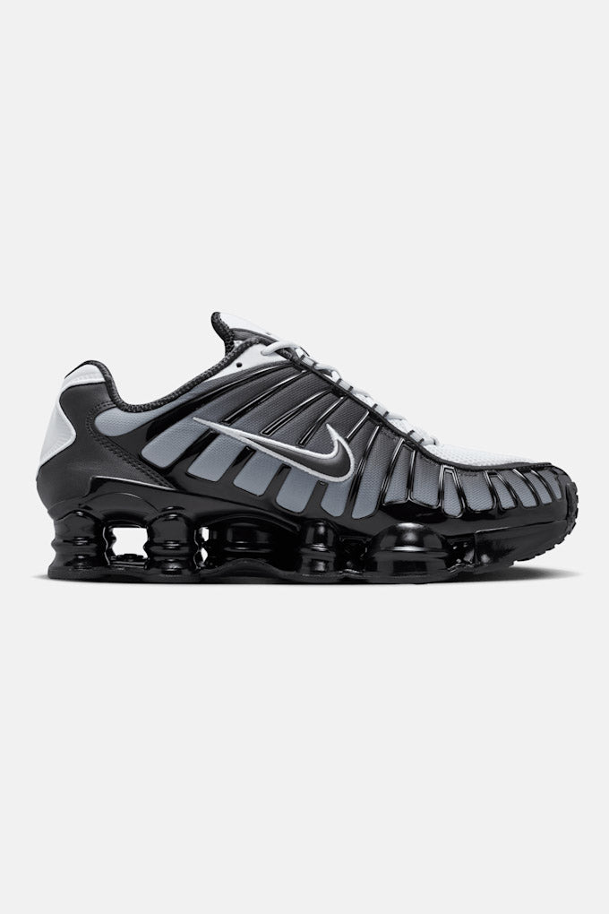 Shox TL Sneaker - Black + White + Pure Platinum