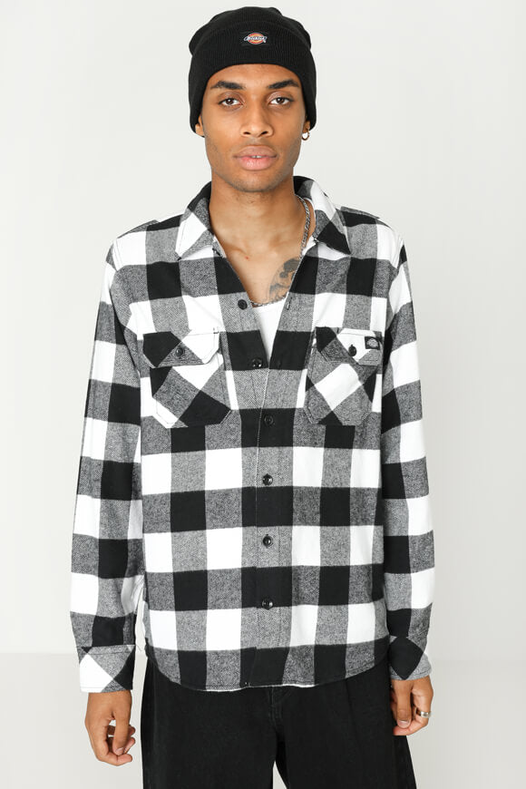 Karohemd - Schwarz + Weiss