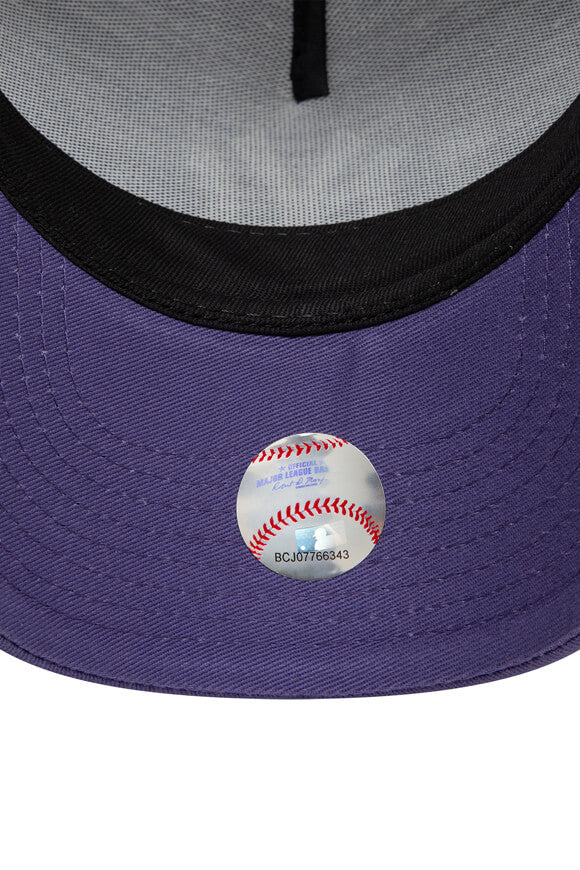 Casquette trucker / snapback - Purple + White