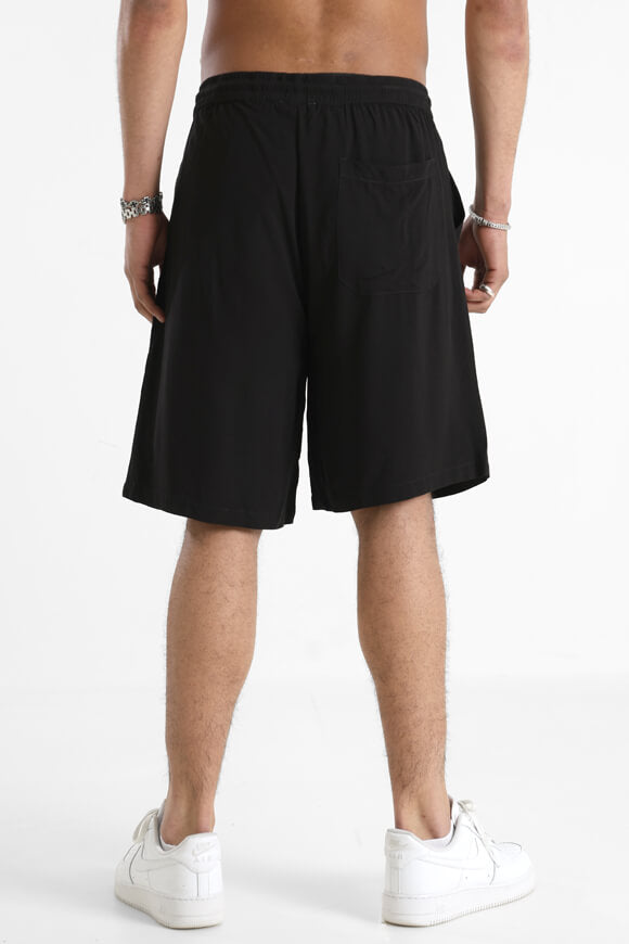 Short en tissu - Noir