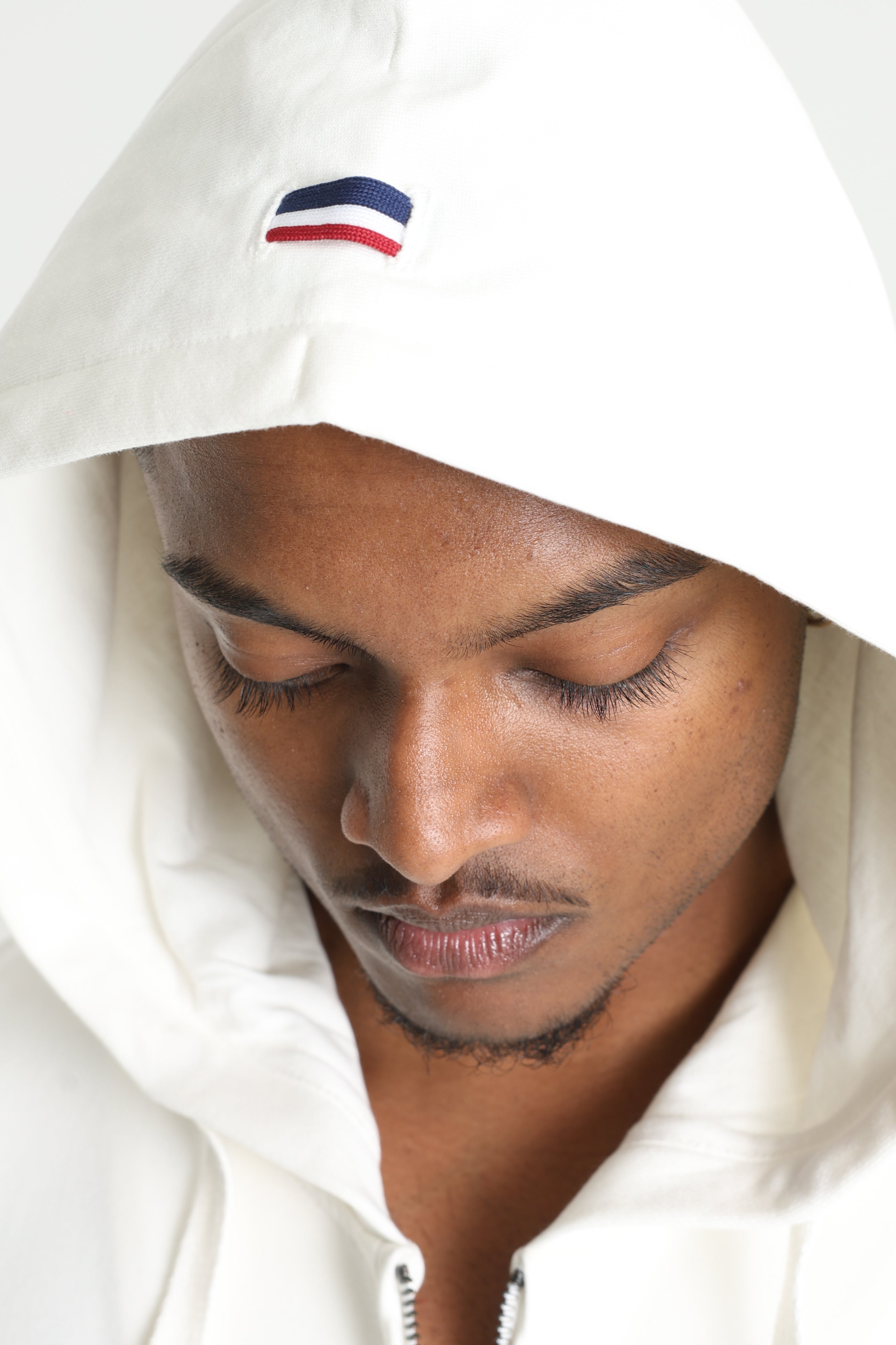 Luke Kapuzensweatjacke - Offwhite