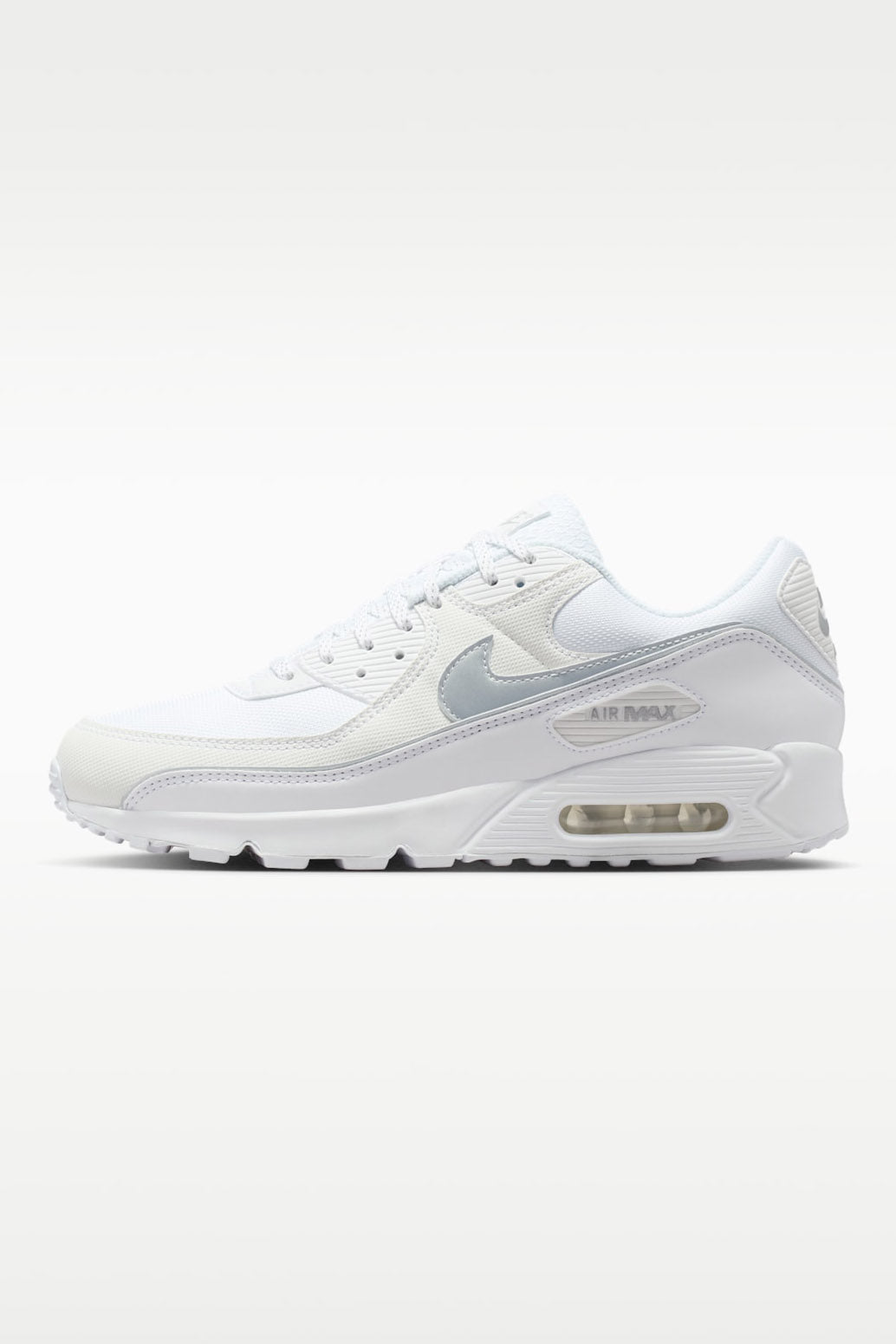 Air Max 90 PRM Sneaker - White + Metallic Silver