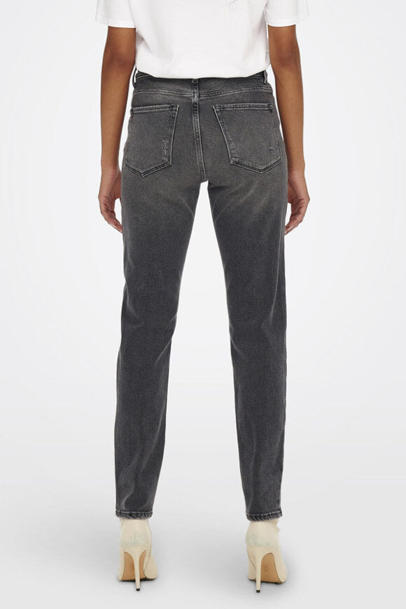 Emily Ankle Straight Fit Jeans L32 - Dark Grey Denim