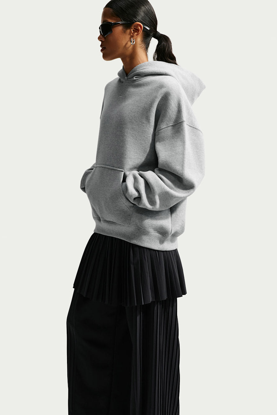 Oversize Kapuzensweatshirt - Dark Grey Heather