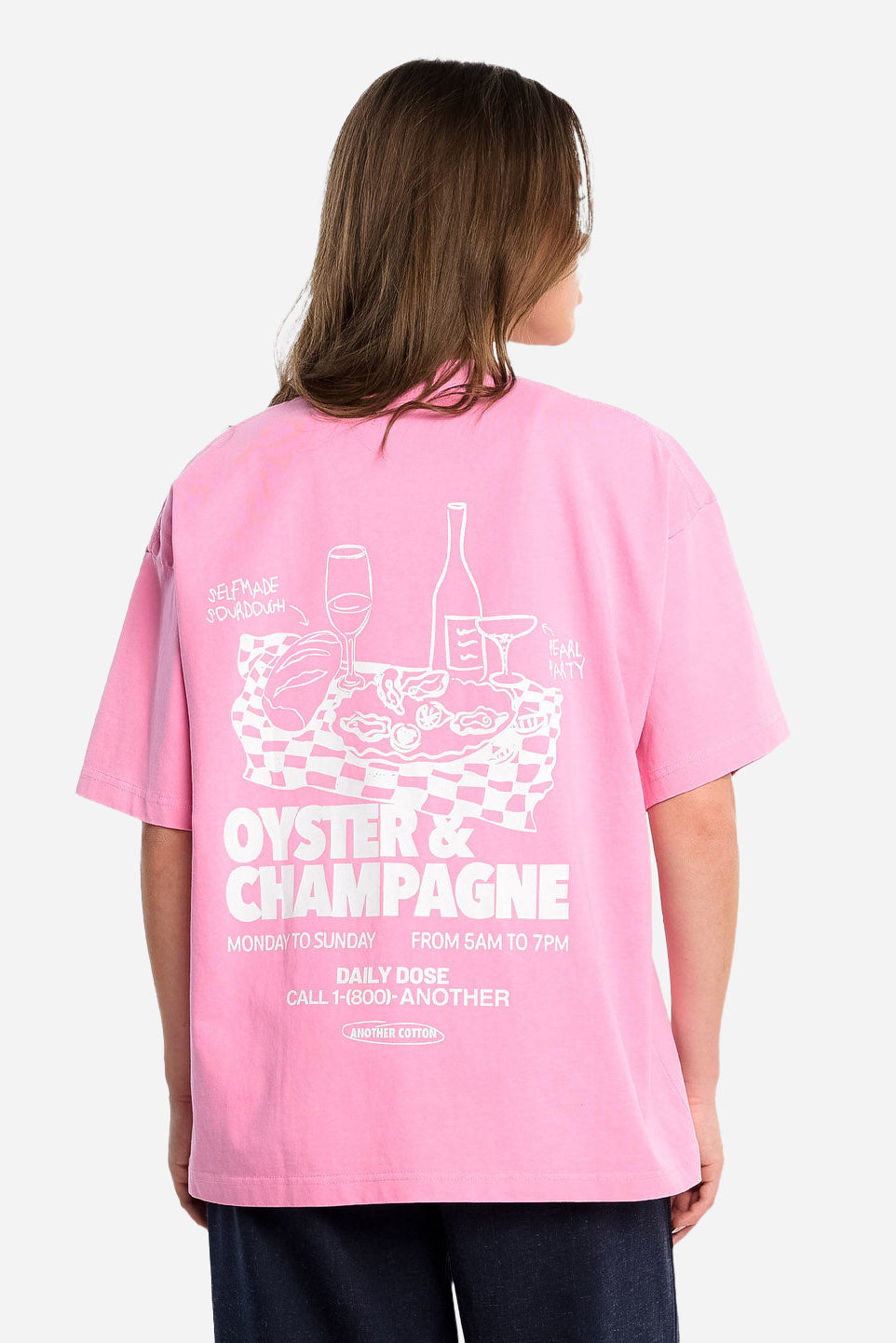 Oversize T-Shirt - Washed Pink