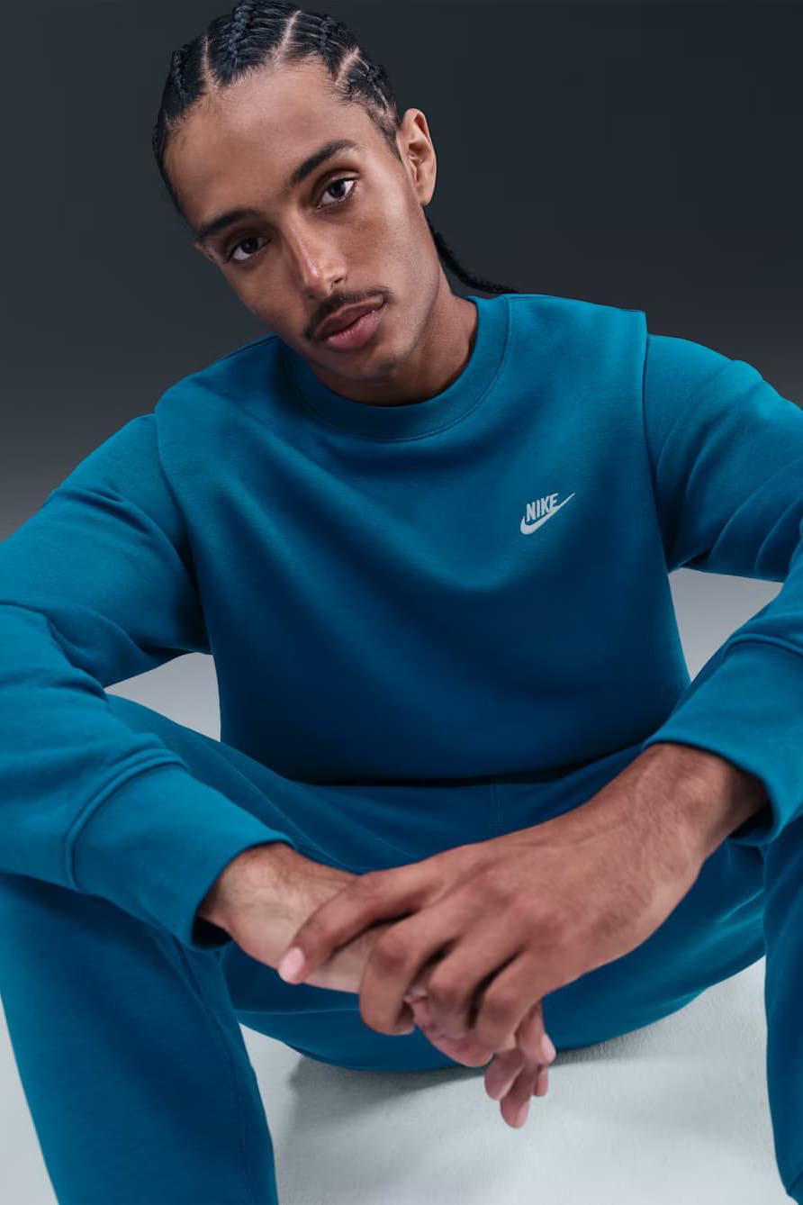 Sportswear Club Sweatshirt - Green Abyss