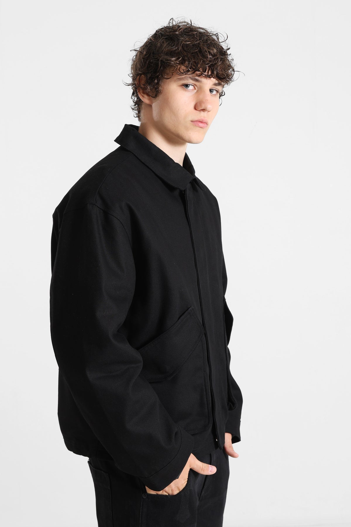 Leichte 2-in-1-Jacke - Black