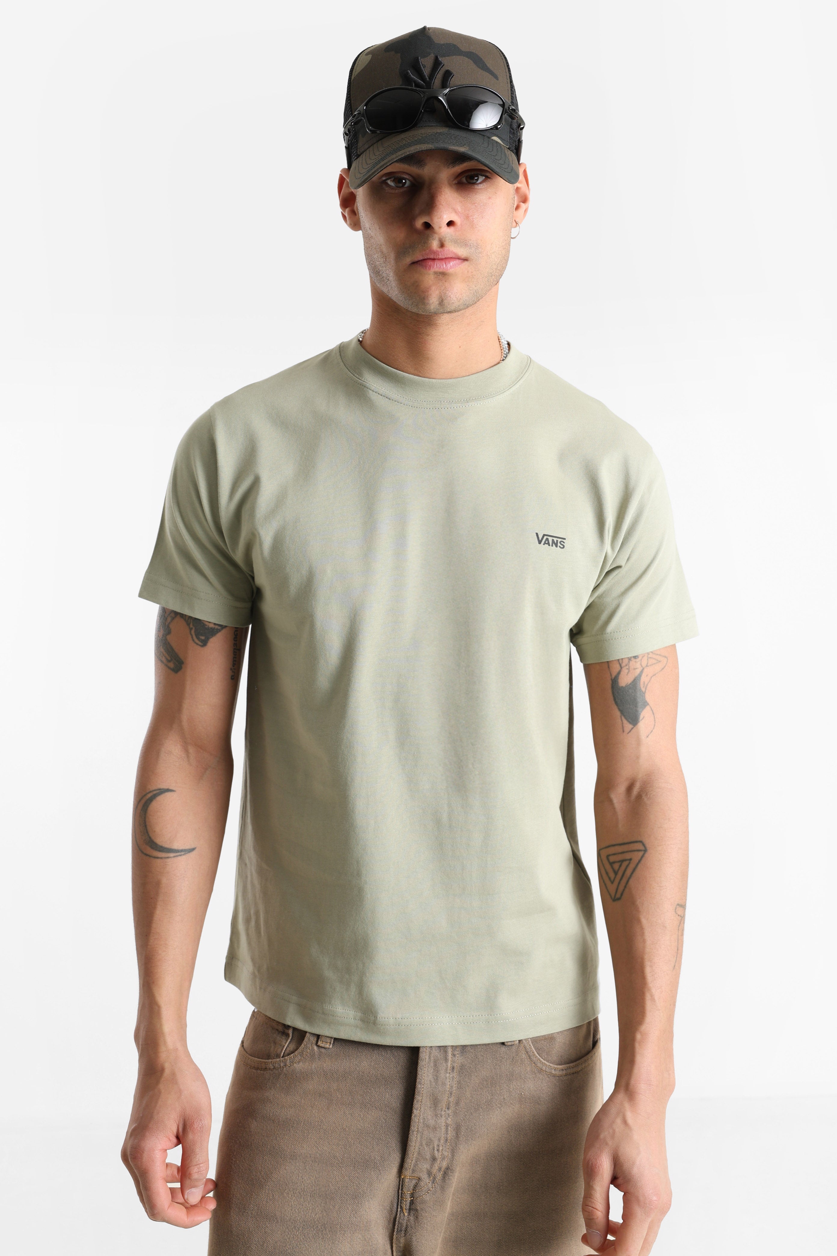 Left Chest T-Shirt - Soft Sage