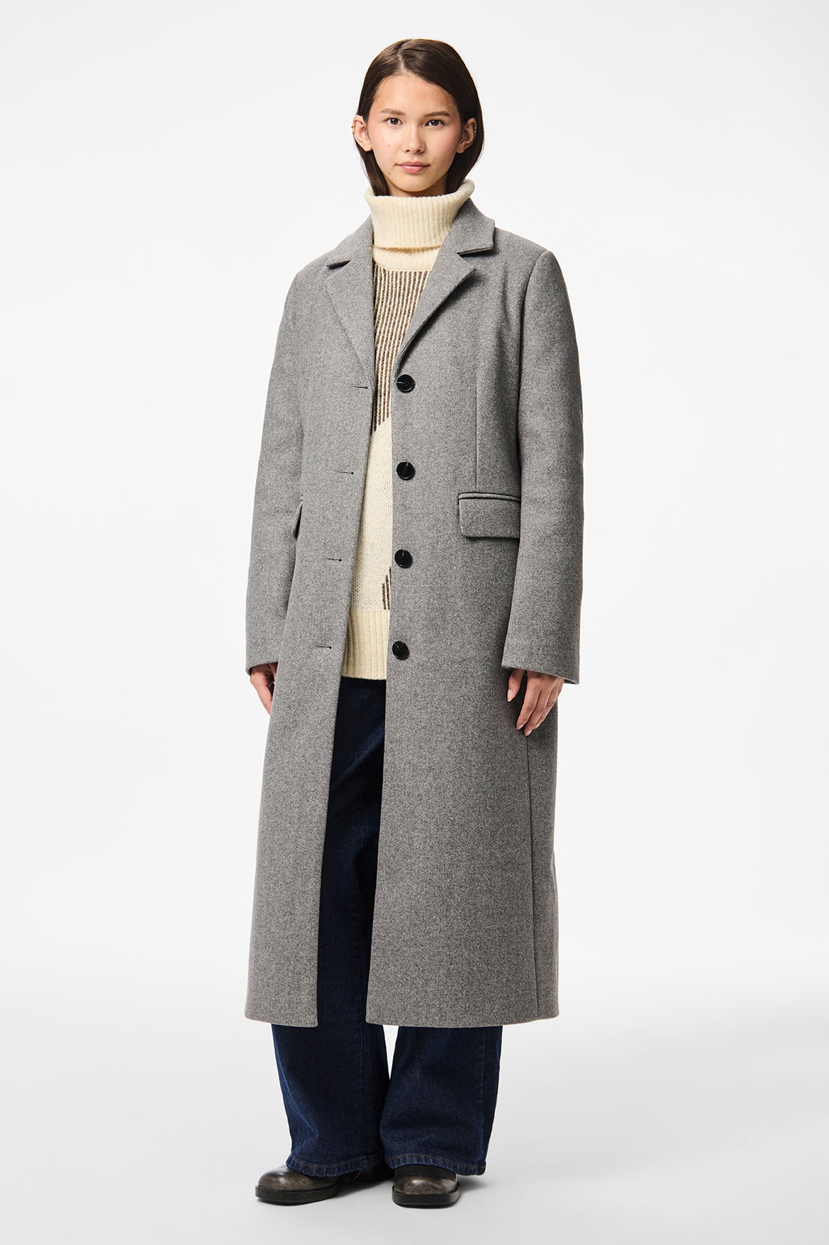 Manteau PCJADINE - December Sky Melange