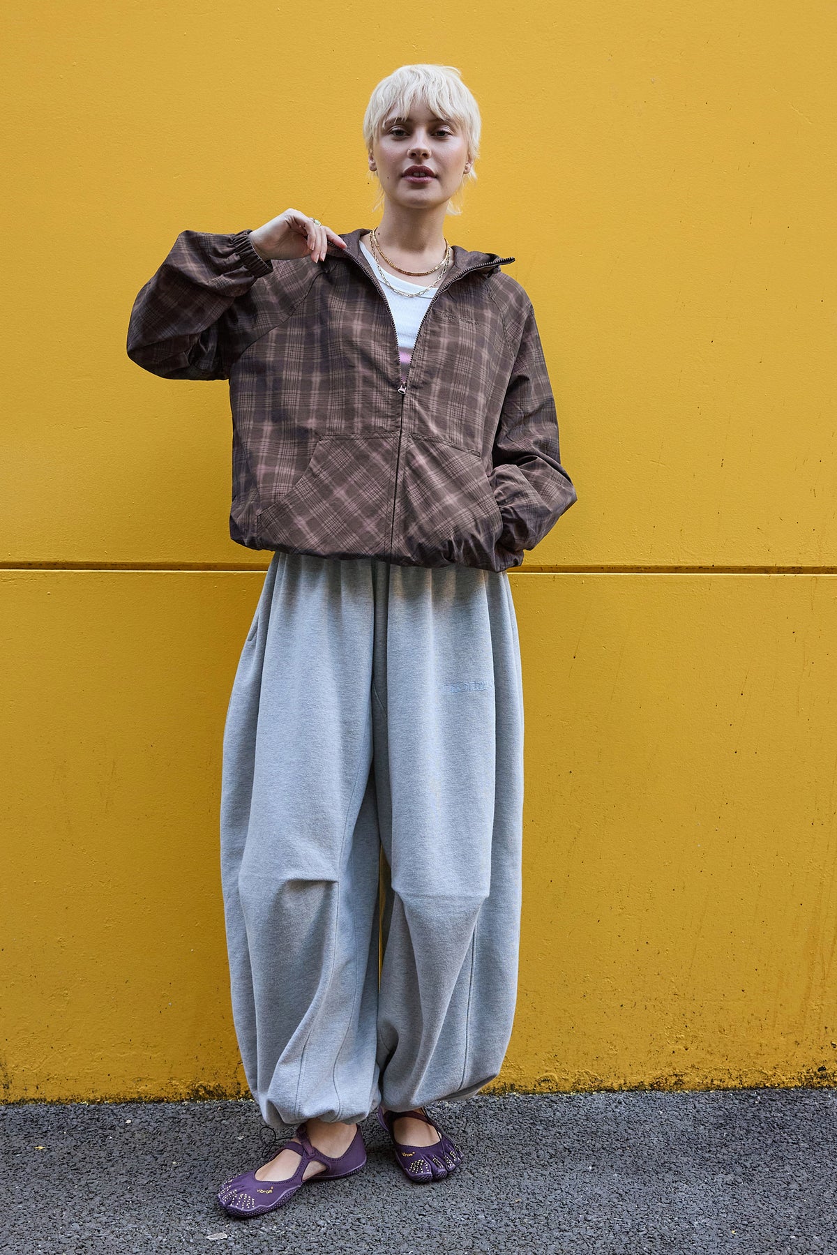 Giacca antivento - Brown