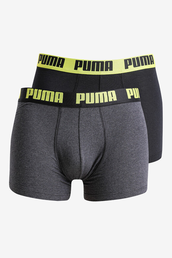 Confezione doppia di boxer - Grigio scuro + nero