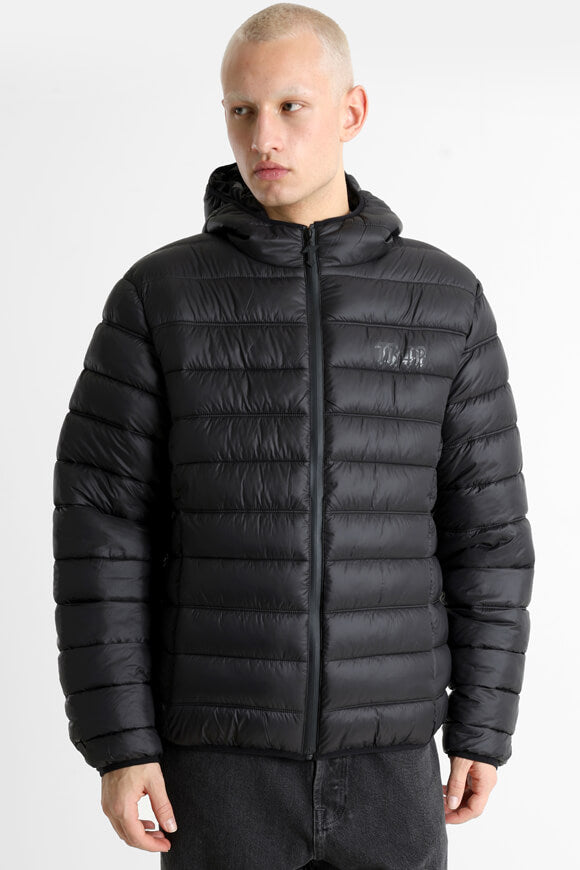 Gesteppte Jacke - Schwarz