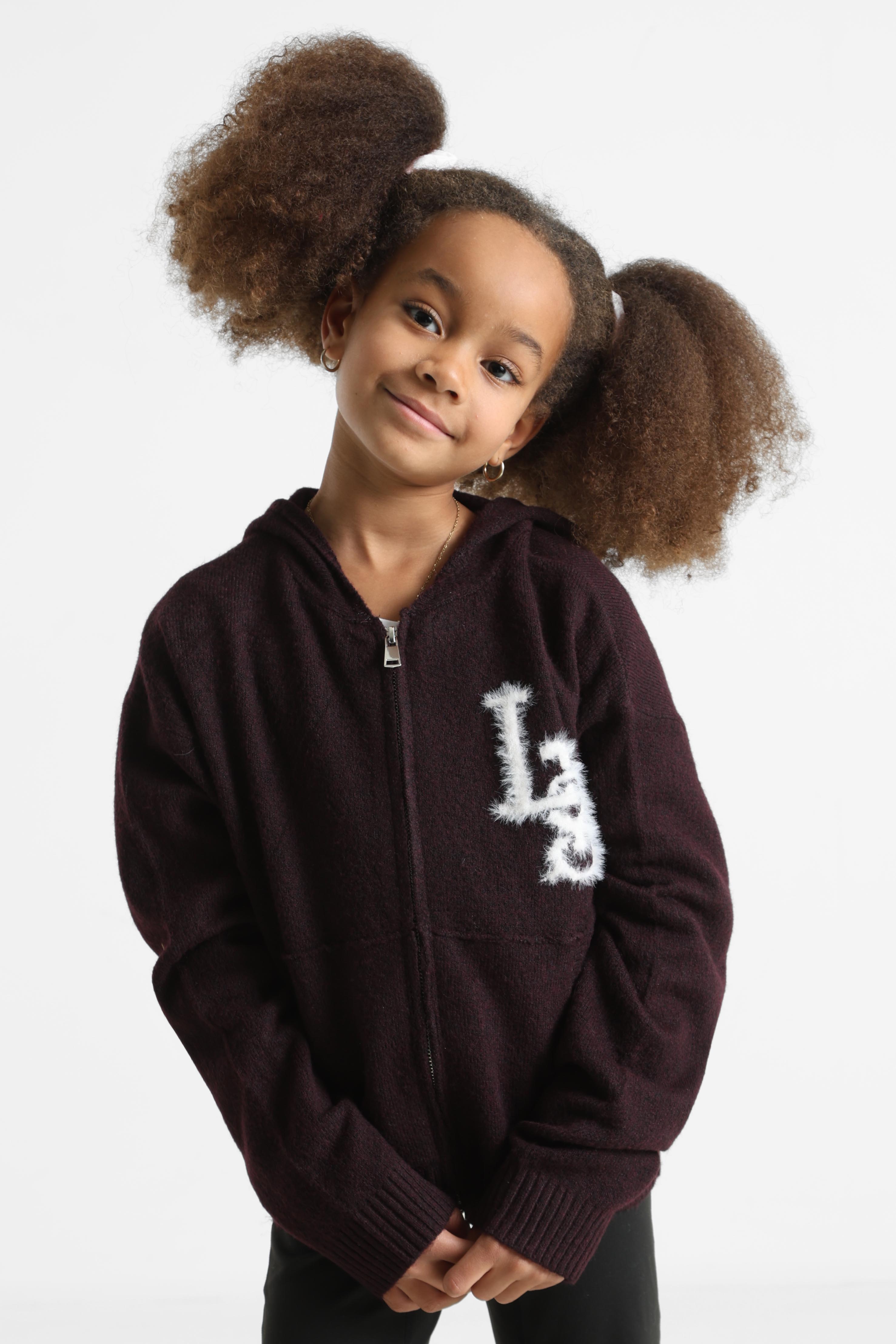 Veste en tricot - Bordeaux