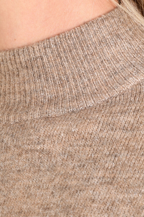 Knitted sweater - Beige Heather