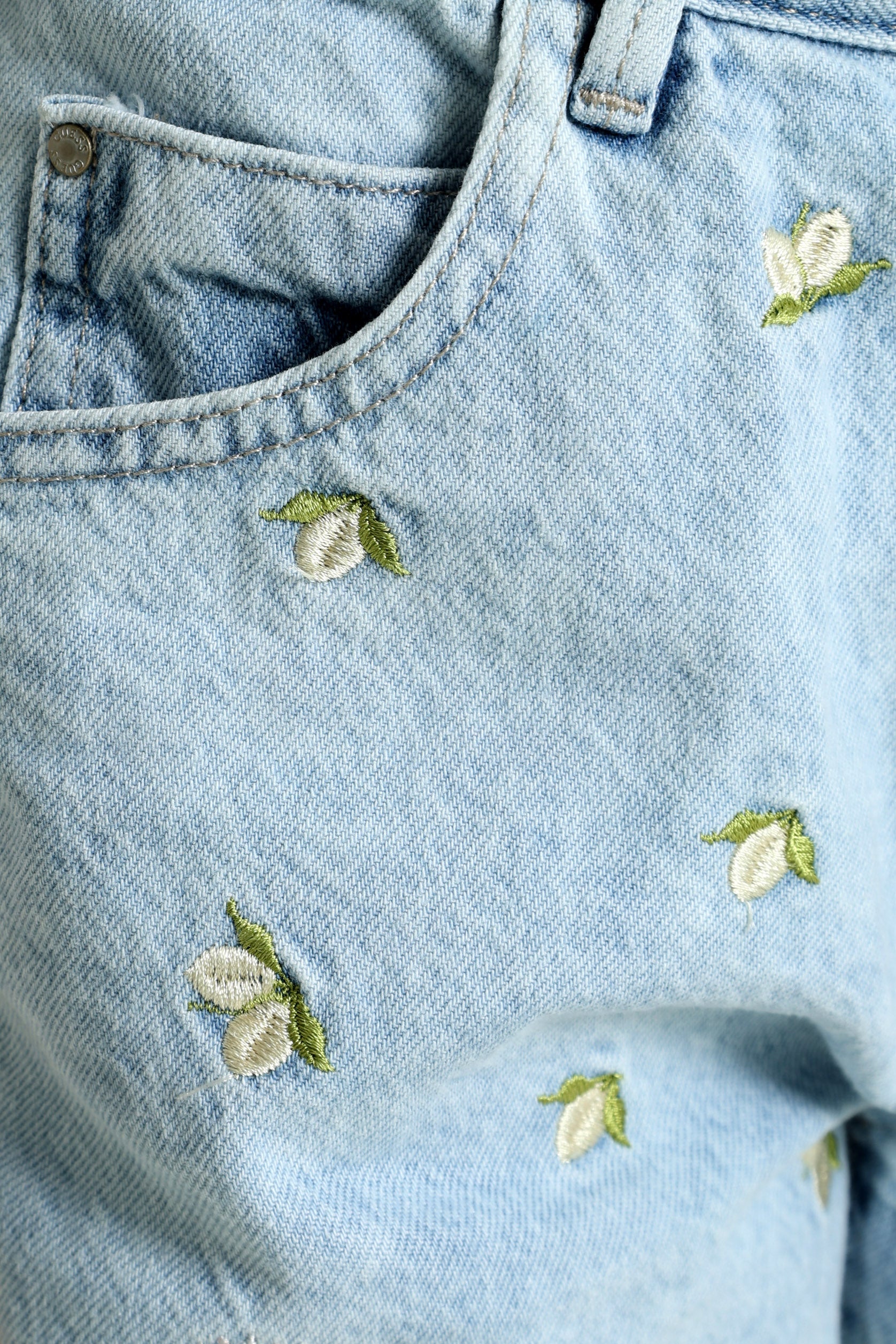 Denim shorts - Light Blue Denim